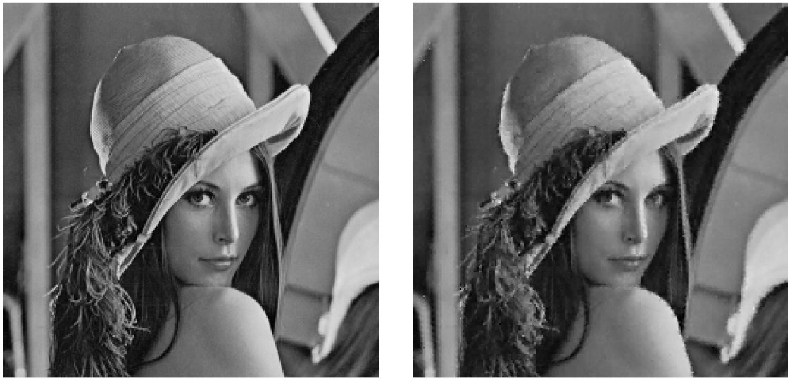 Przed i po kompresji